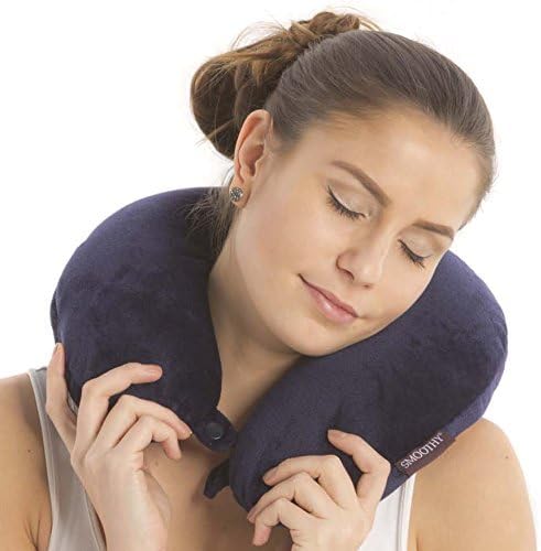 Smoothy Nackenkissen mit EPS-Perlen - Ergonomisches Reisekissen