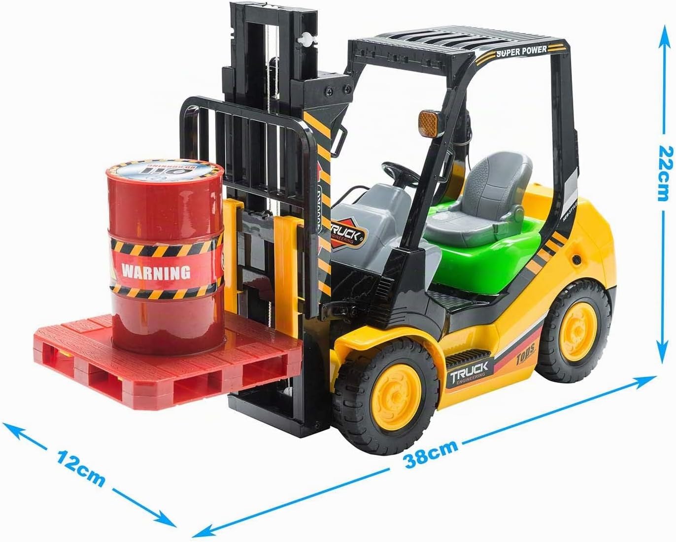 RC Gabelstapler 1:10 - Ferngesteuerter Hubwagen Modellbau 2.4 GHz