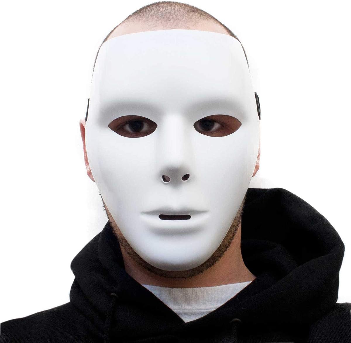 Horror Maske - Anonyme Phantommaske für Halloween & Kostüme