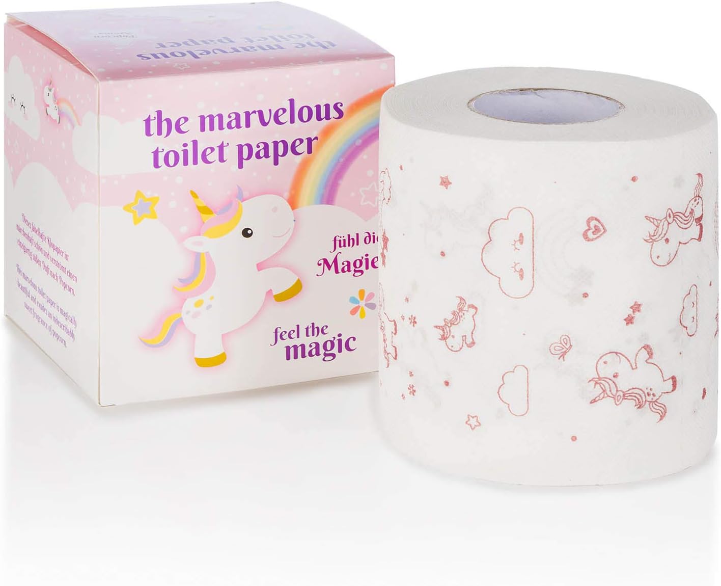 Einhorn-Toilettenpapier - Lustiges Geschenk für Einhorn-Fans