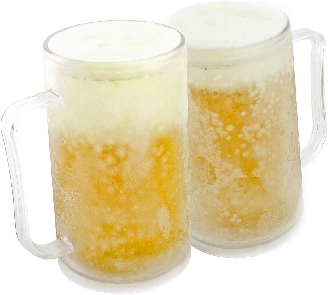 Eiskalter Kühlbecher - Gefrorener Bierkrug - 400 ml