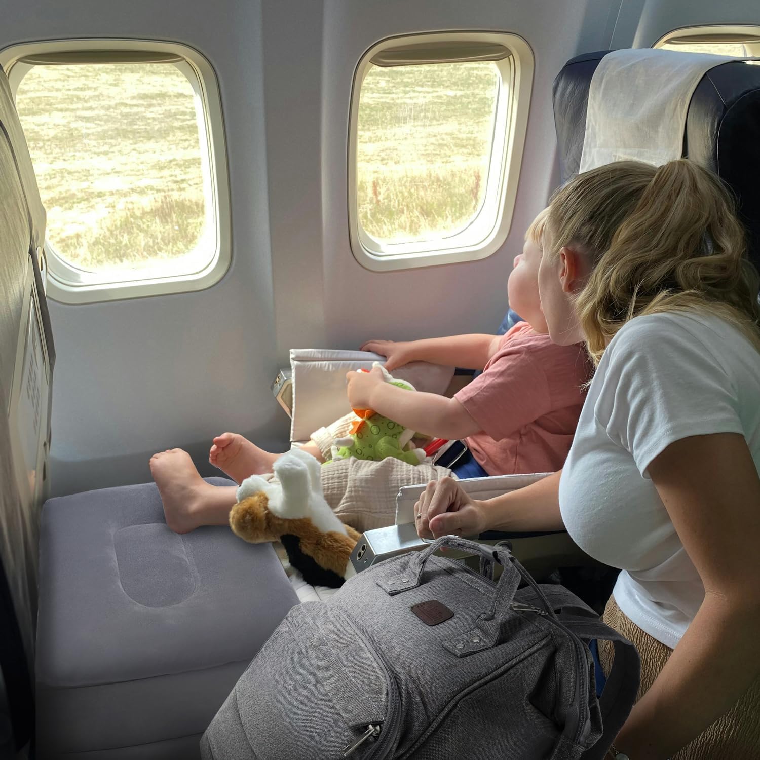 Flugzeug Reisekissen – Aufblasbare Fußstütze für entspannte Reisen