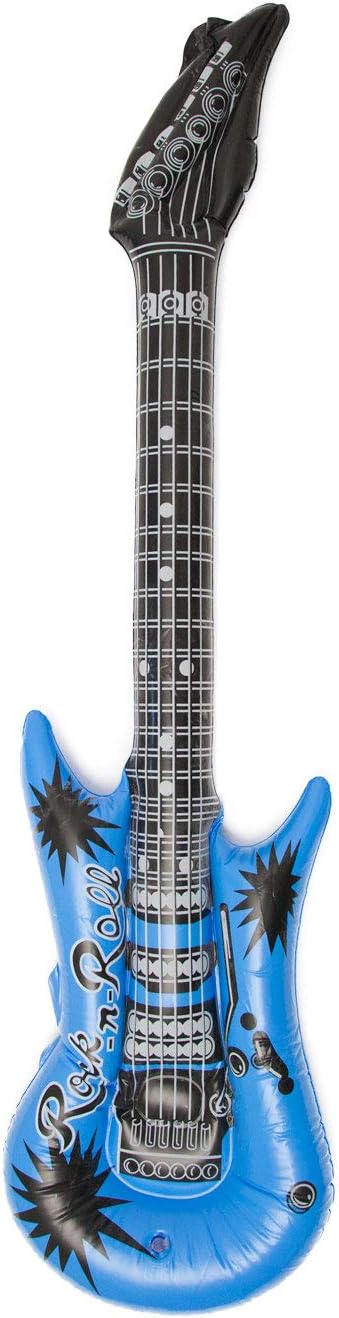 Luftgitarre 100cm - Aufblasbare Rockstar-Gitarre für Partys