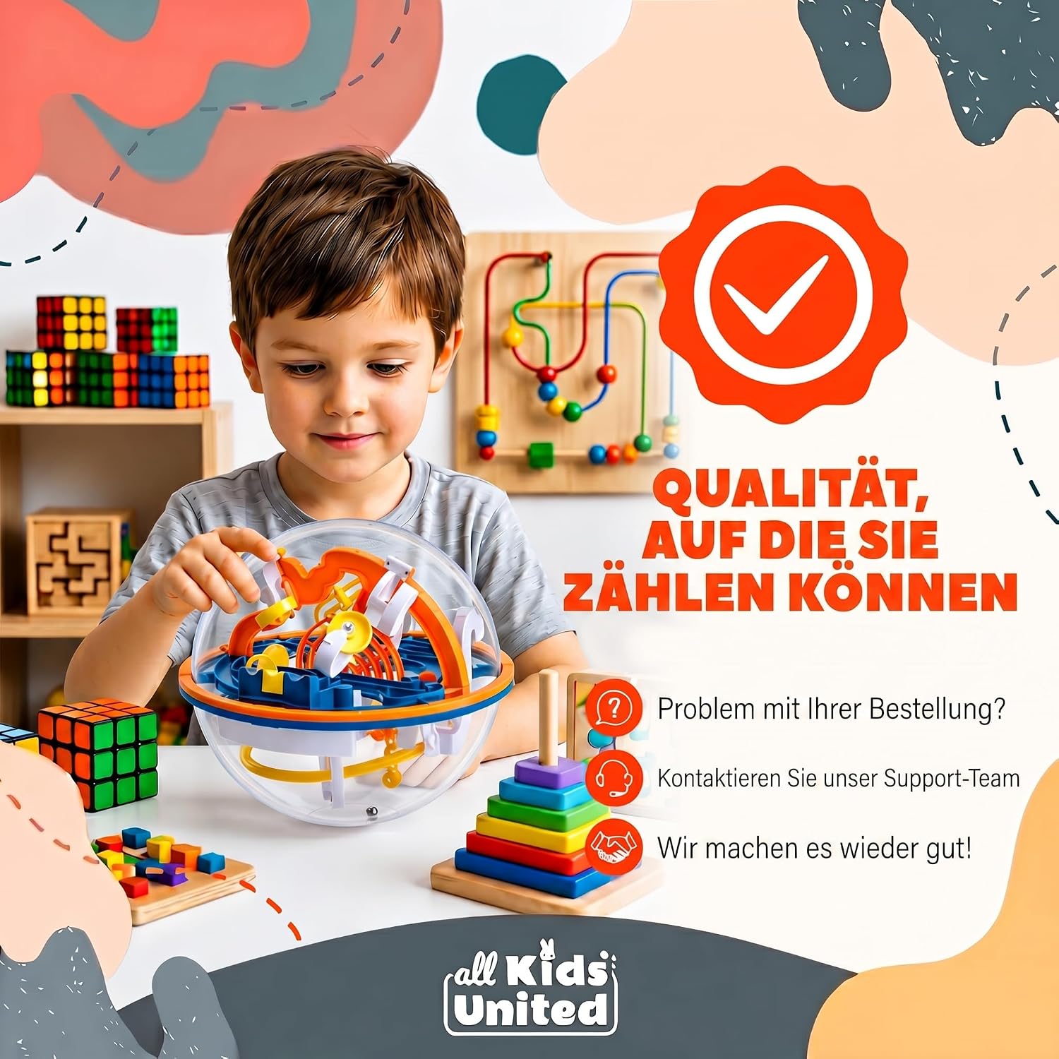 3D Kugel Labyrinth Puzzle – Magic Maze Geschicklichkeitsspiel