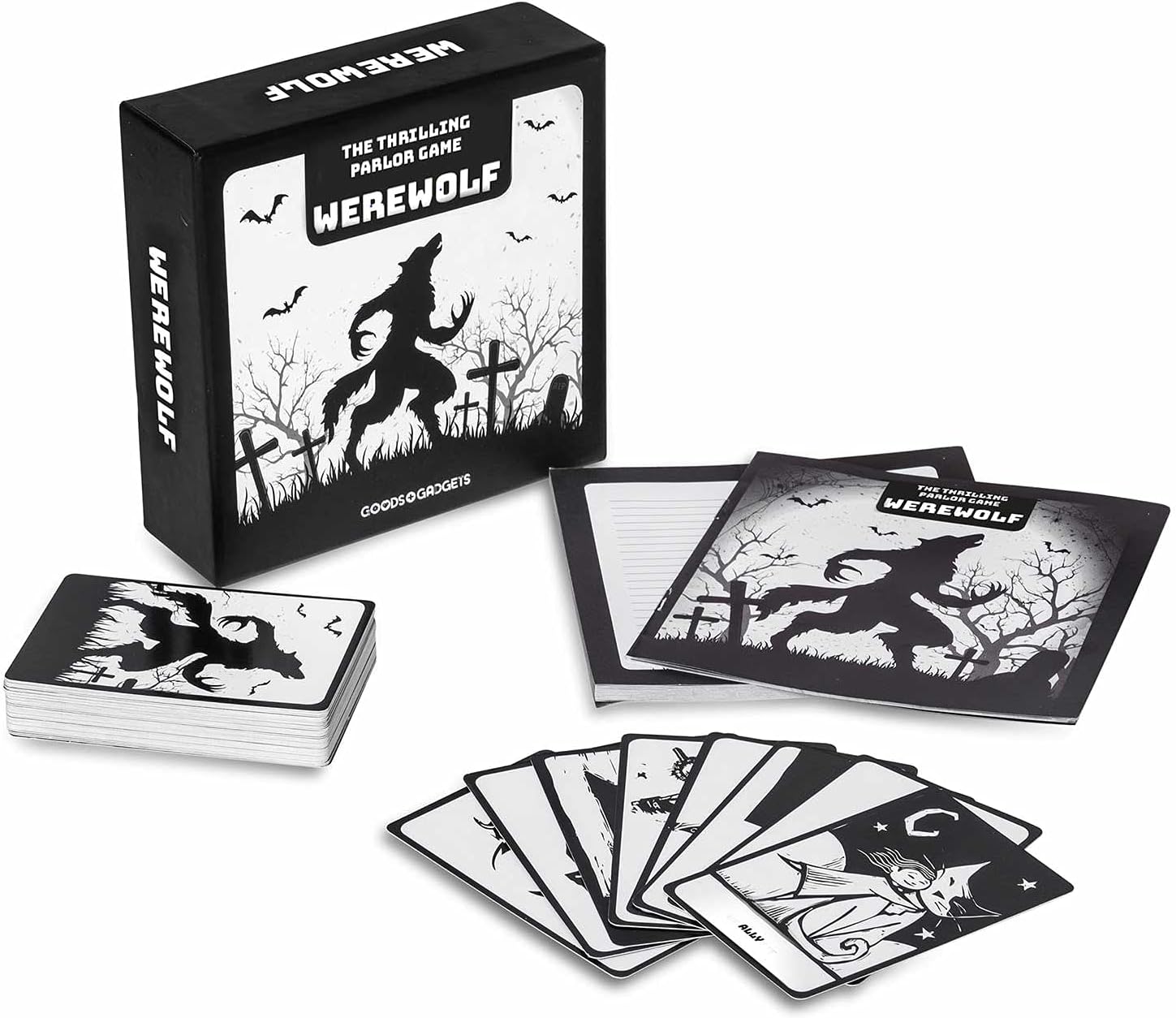 Werwolf Deluxe Edition - Gesellschaftsspiel für große Gruppen