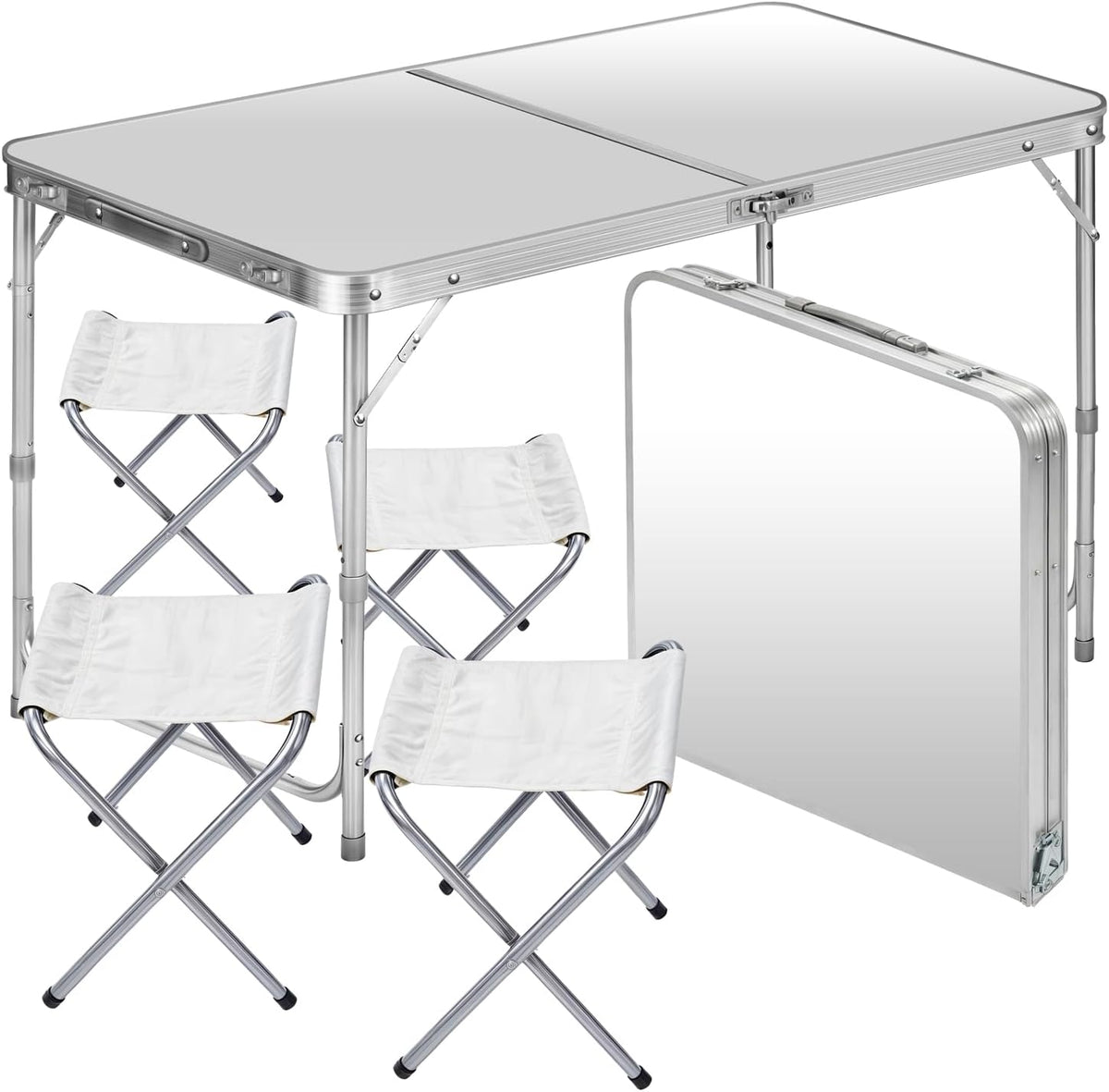Klappbarer Campingtisch Weiß Hauptbild #Farbe_Weiß