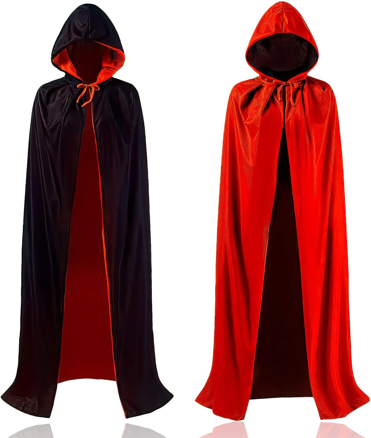 Vampir-Umhang für Kinder - Dracula Mantel & Halloween Kapuzencape