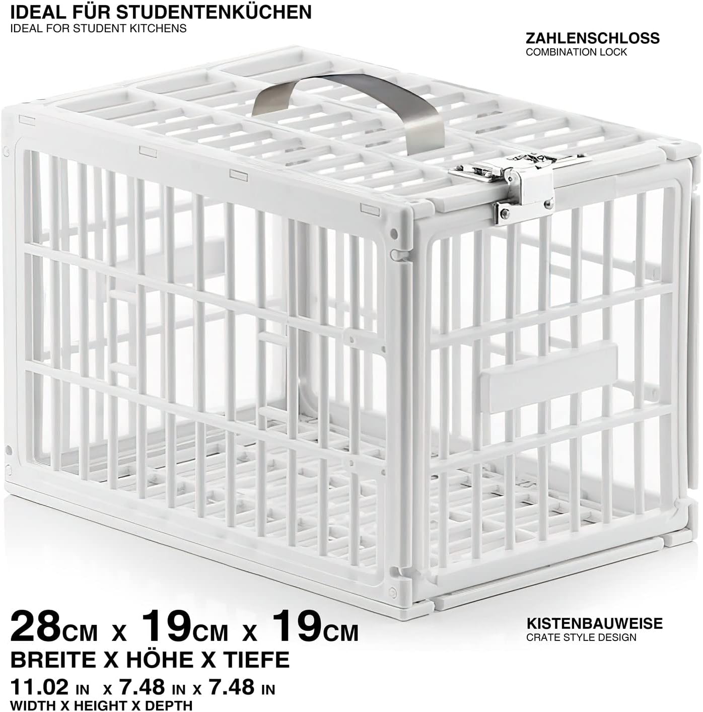 Fridge Locker Kühlschrankbox – Abschließbarer Lebensmittel-Tresor