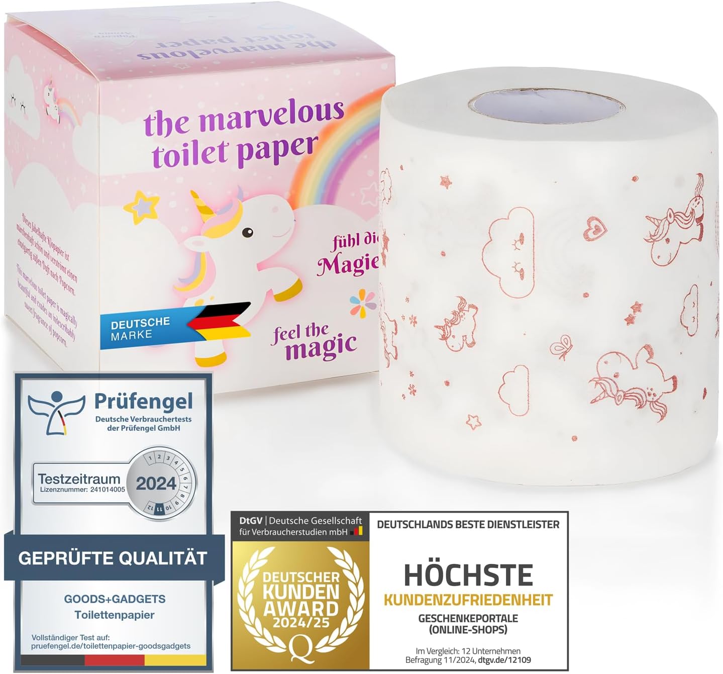 Einhorn-Toilettenpapier - Lustiges Geschenk für Einhorn-Fans