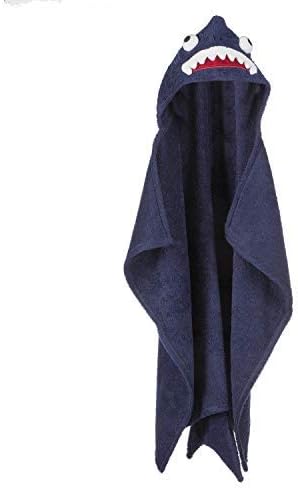 Baby Kapuzenhandtuch Haifisch - 100% Baumwolle Badetuch für Babys