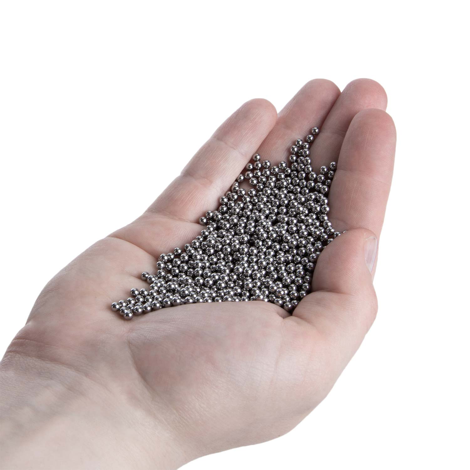 1000 Reinigungskugeln aus Edelstahl Reinigungsperlen für Glasgefäße