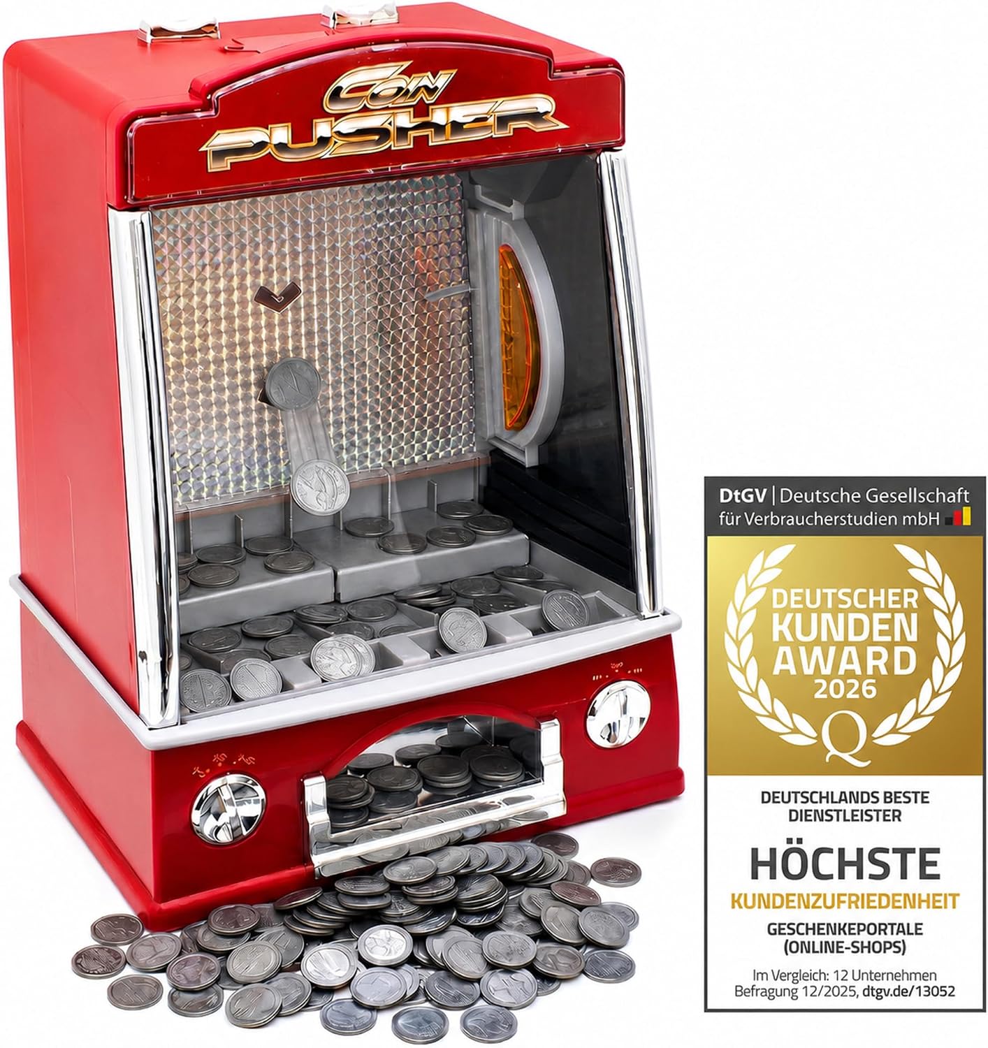 Mini Münzschieber - Elektrischer Coin Pusher Spielautomat
