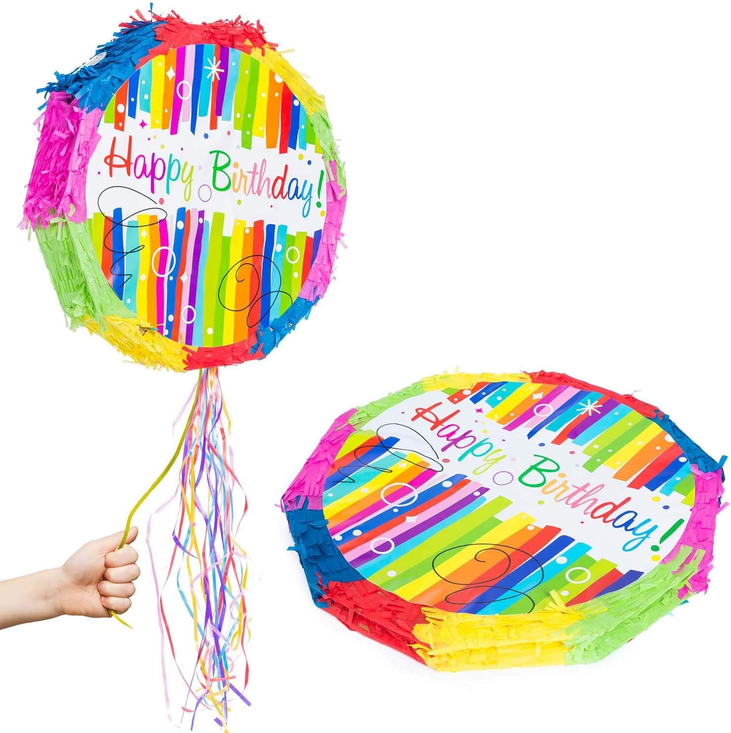 Happy Birthday Pinata - Party-Dekoration zum Befüllen