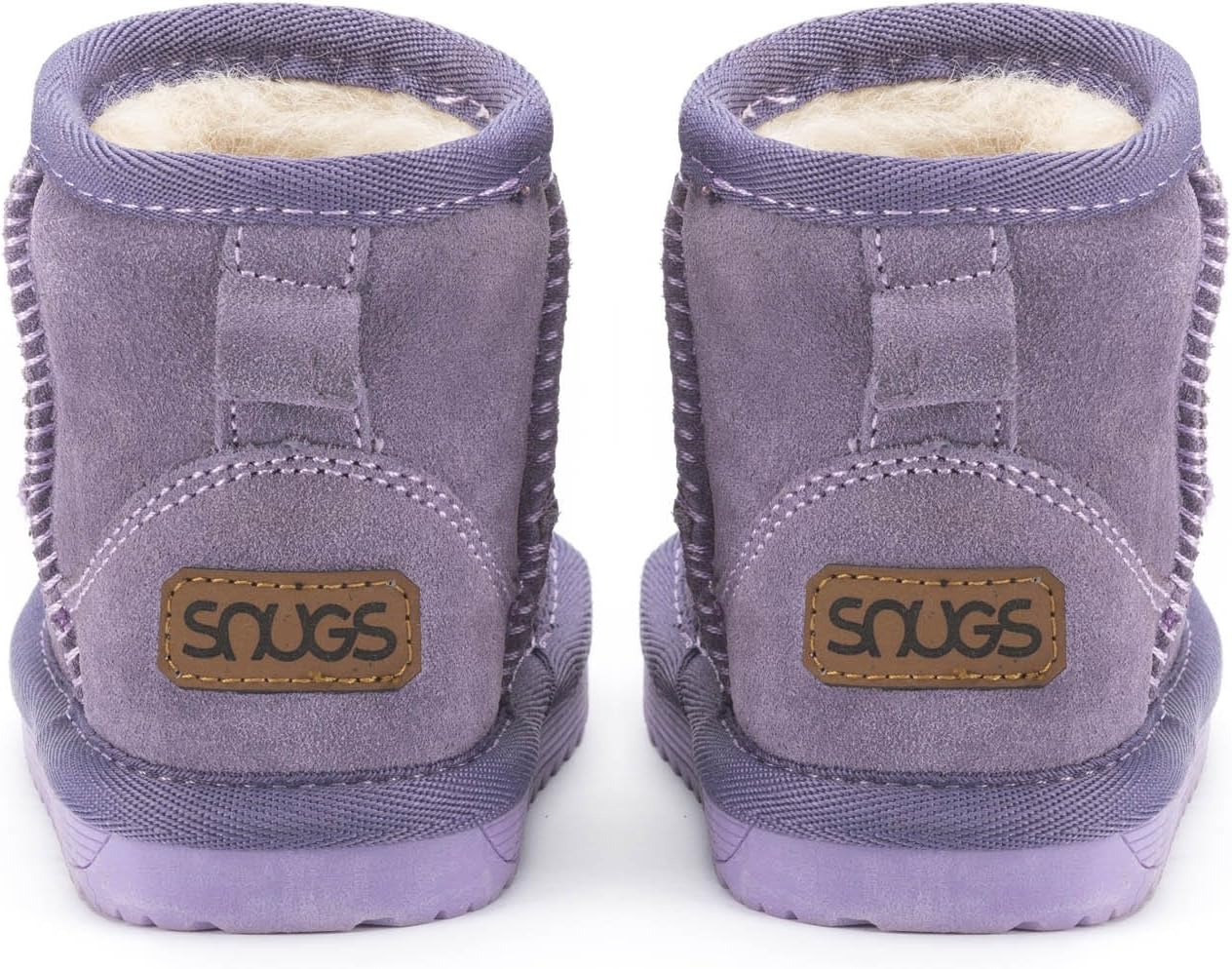 Snugs Kinder Lammfellstiefel – Warme Winterstiefel aus Rauleder