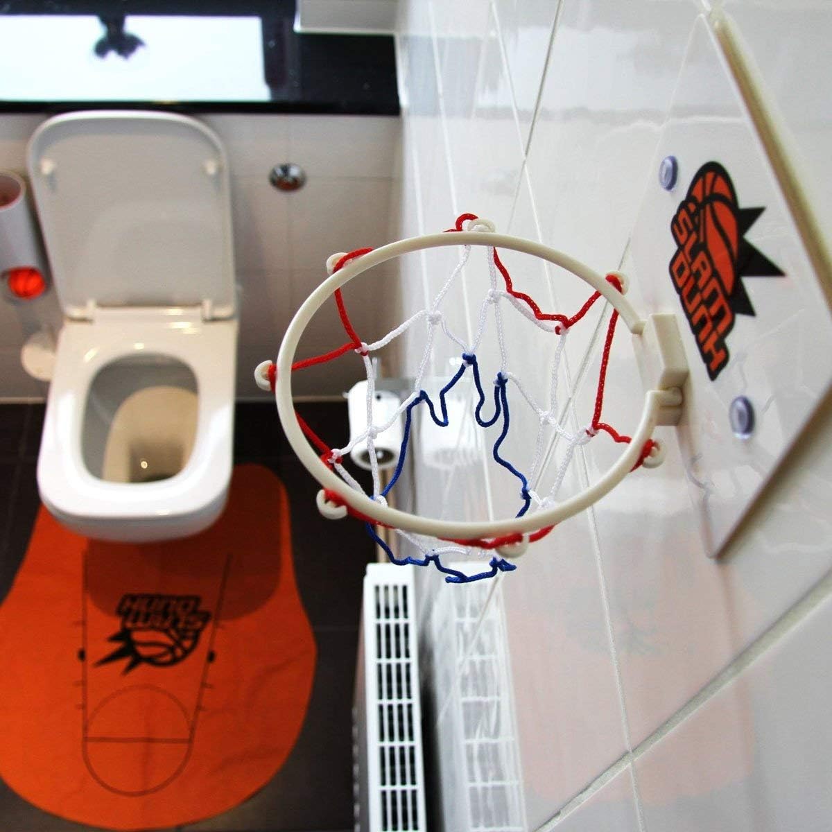 WC Basketball Set - Mini Toiletten-Spiel für mehr Spaß im Bad