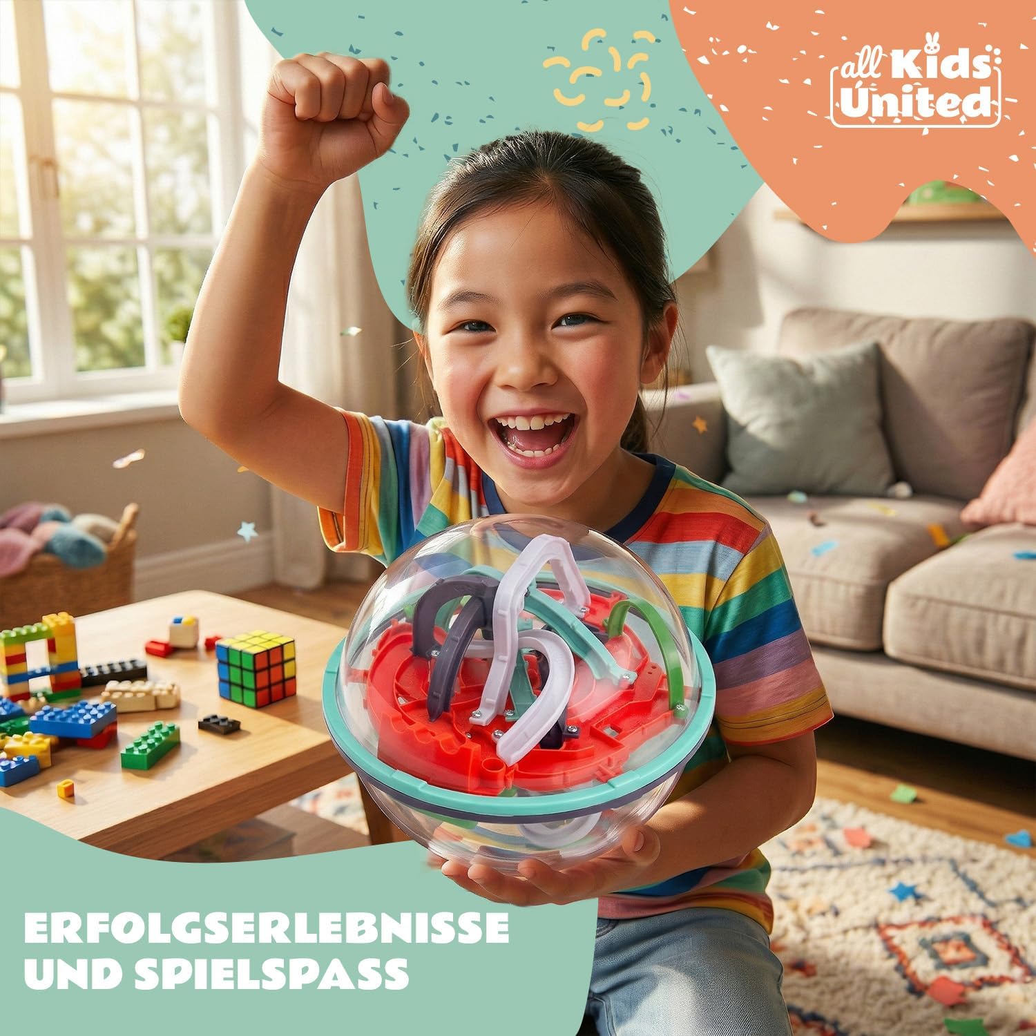 3D Kugel Labyrinth Puzzle – Magic Maze Geschicklichkeitsspiel
