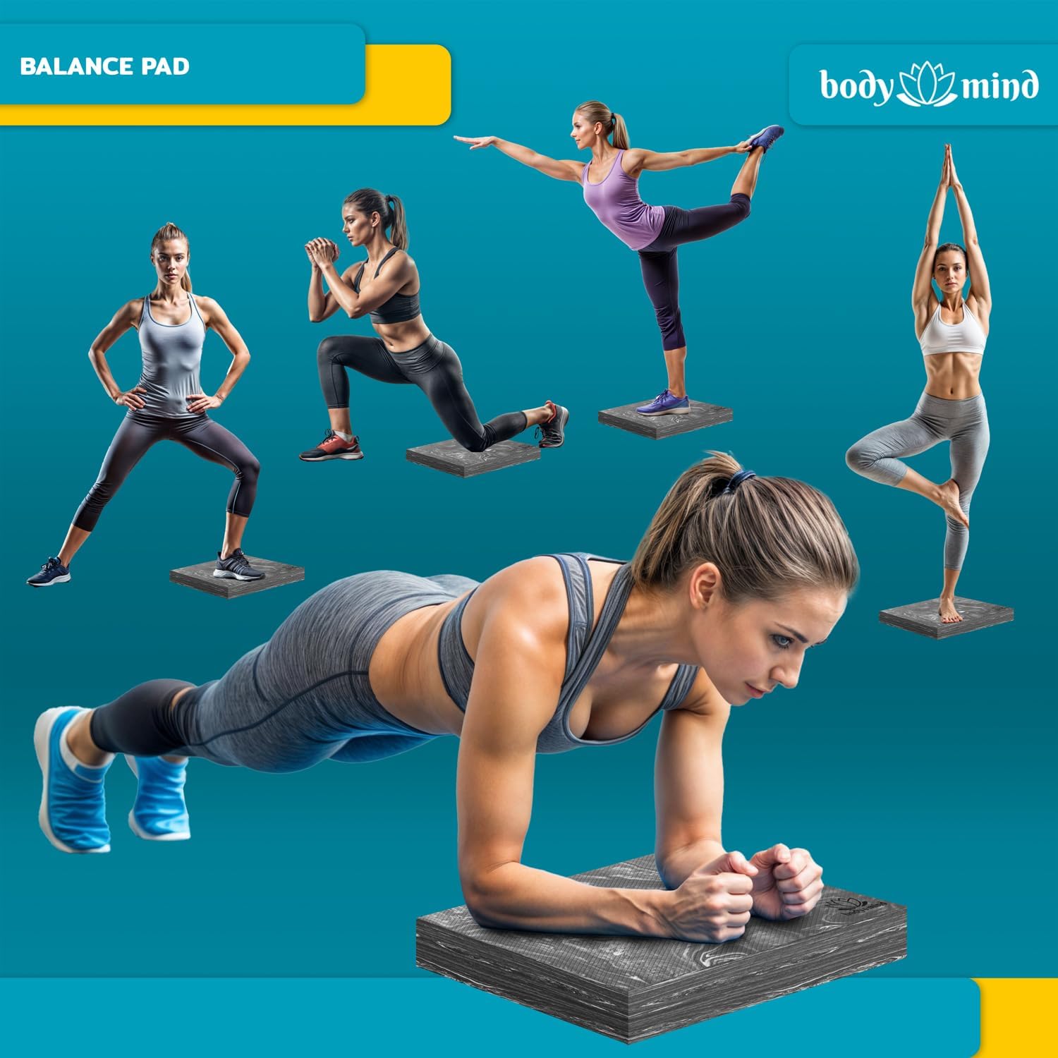 Balance-Pad – Rutschfestes Balancekissen für Stabilität & Training
