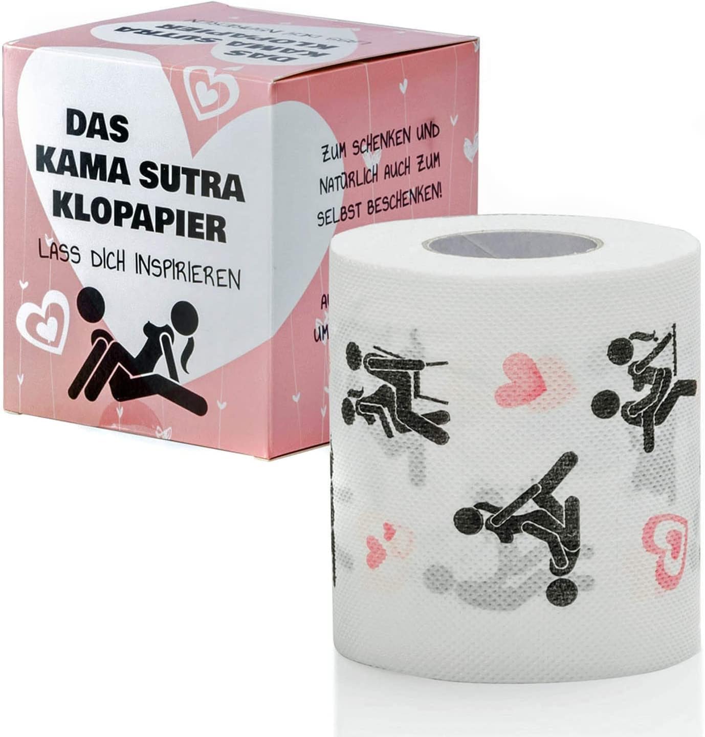 Kamasutra Toilettenpapier - Lustiges Fun Klopapier Geschenk