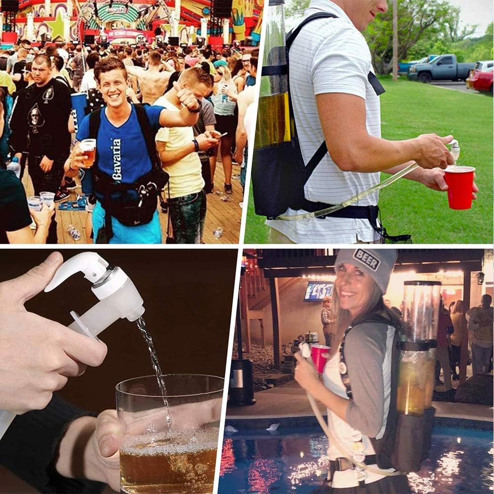 Bierrucksack Duo 6L - Mobiler Getränkerucksack für Partys & Festivals