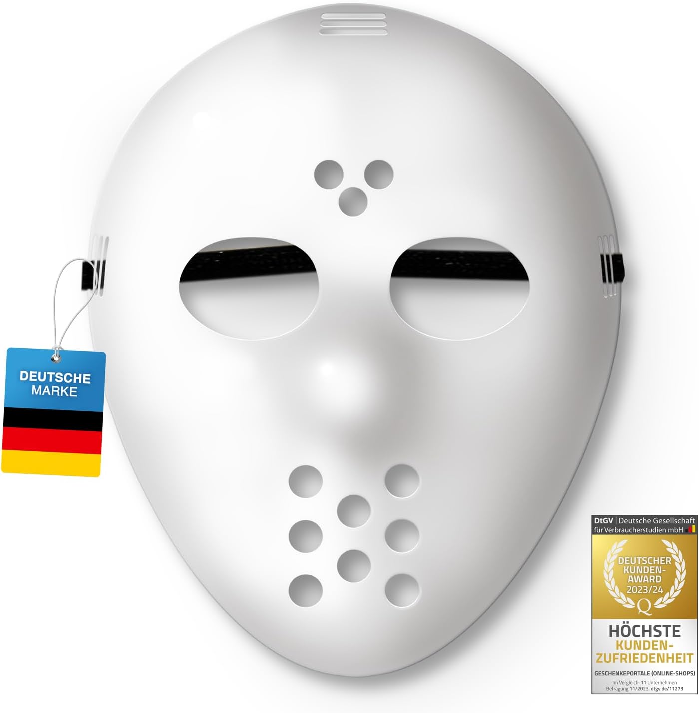 Jason Horror Maske - Hockey Maske für Halloween & Kostüm-Partys