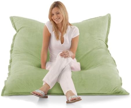 Smoothy Sitzsack - Sitzkissen Cotton Samt - Grün