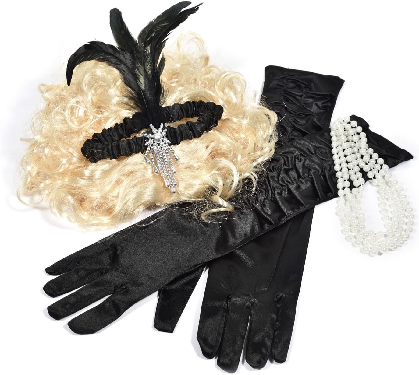Charleston Kopfband - 20er Jahre Flapper Haarband für Mottopartys