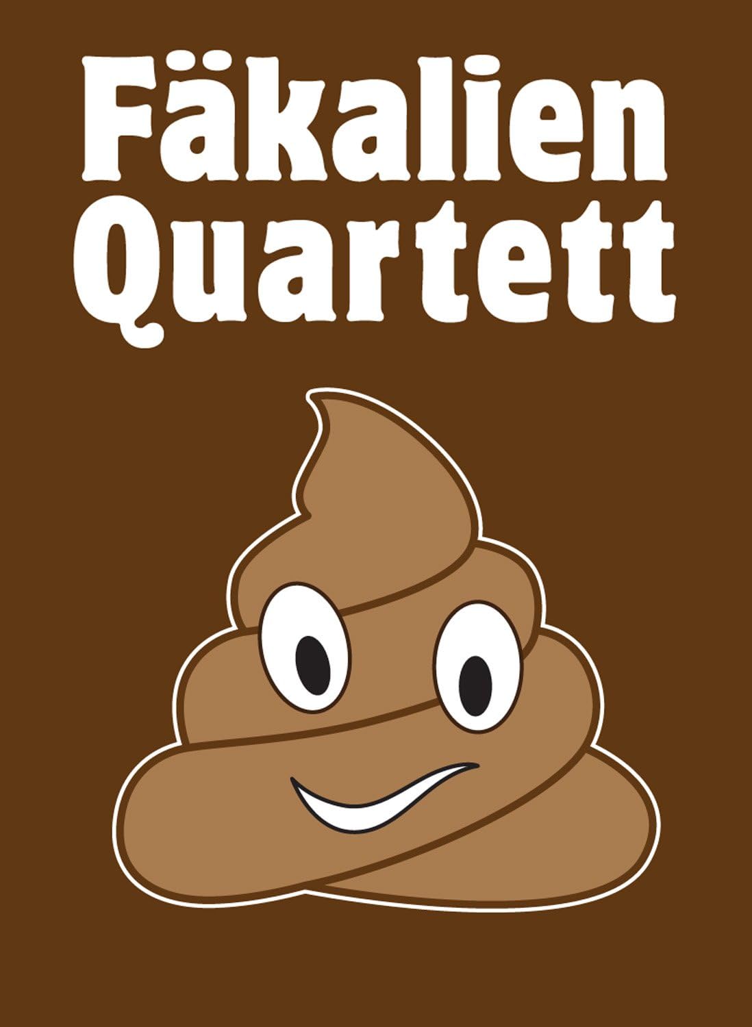 Fäkalien Quartett – Witziges Kartenspiel für Partys & Geschenkideen