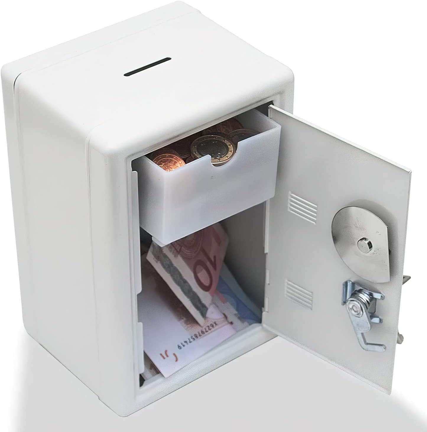 Mini-Tresor Metall - Robuste Spardose mit Zahlenschloss