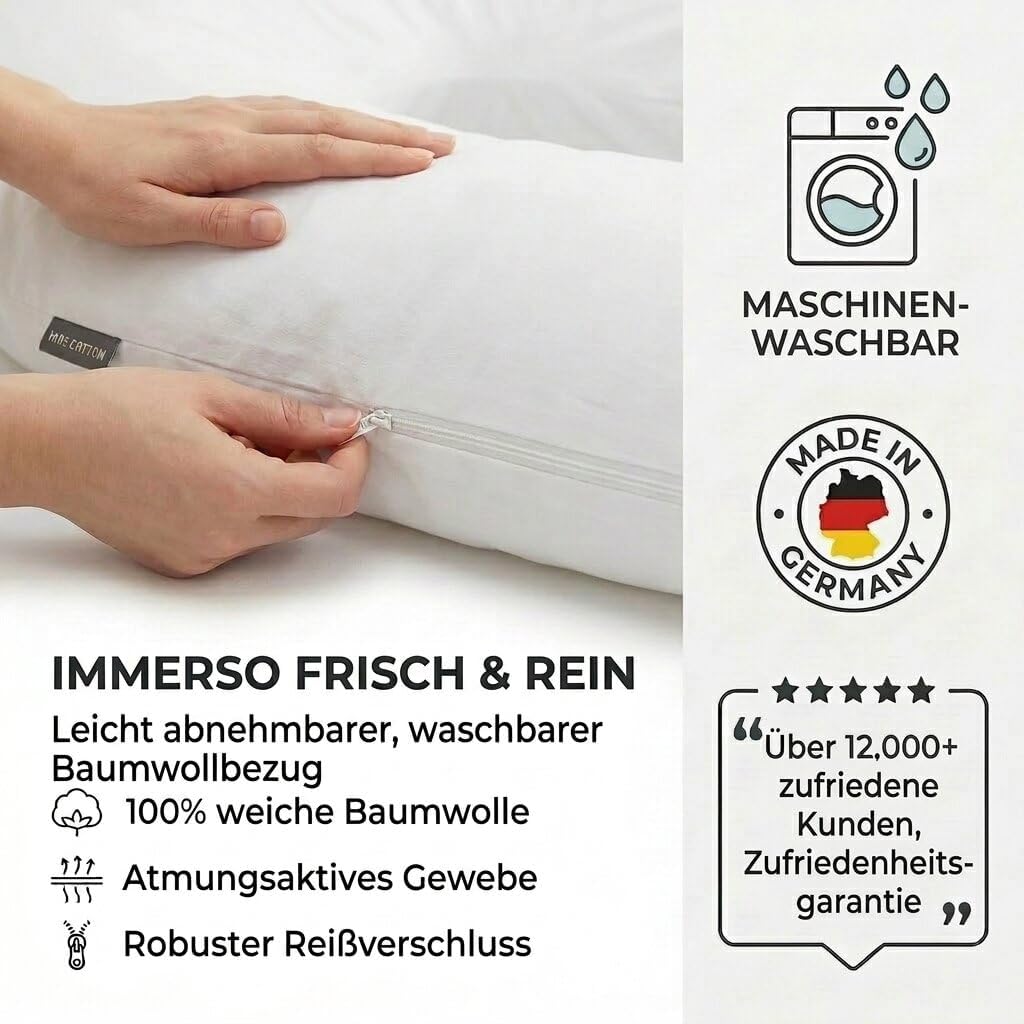U-Form Schwangerschaftskissen & Seitenschläferkissen Stillkissen