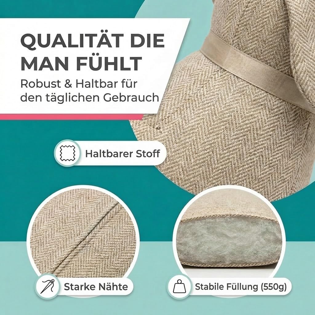 Dackel Zugluftstopper XXL – 93 cm langer, schwerer Türstopper