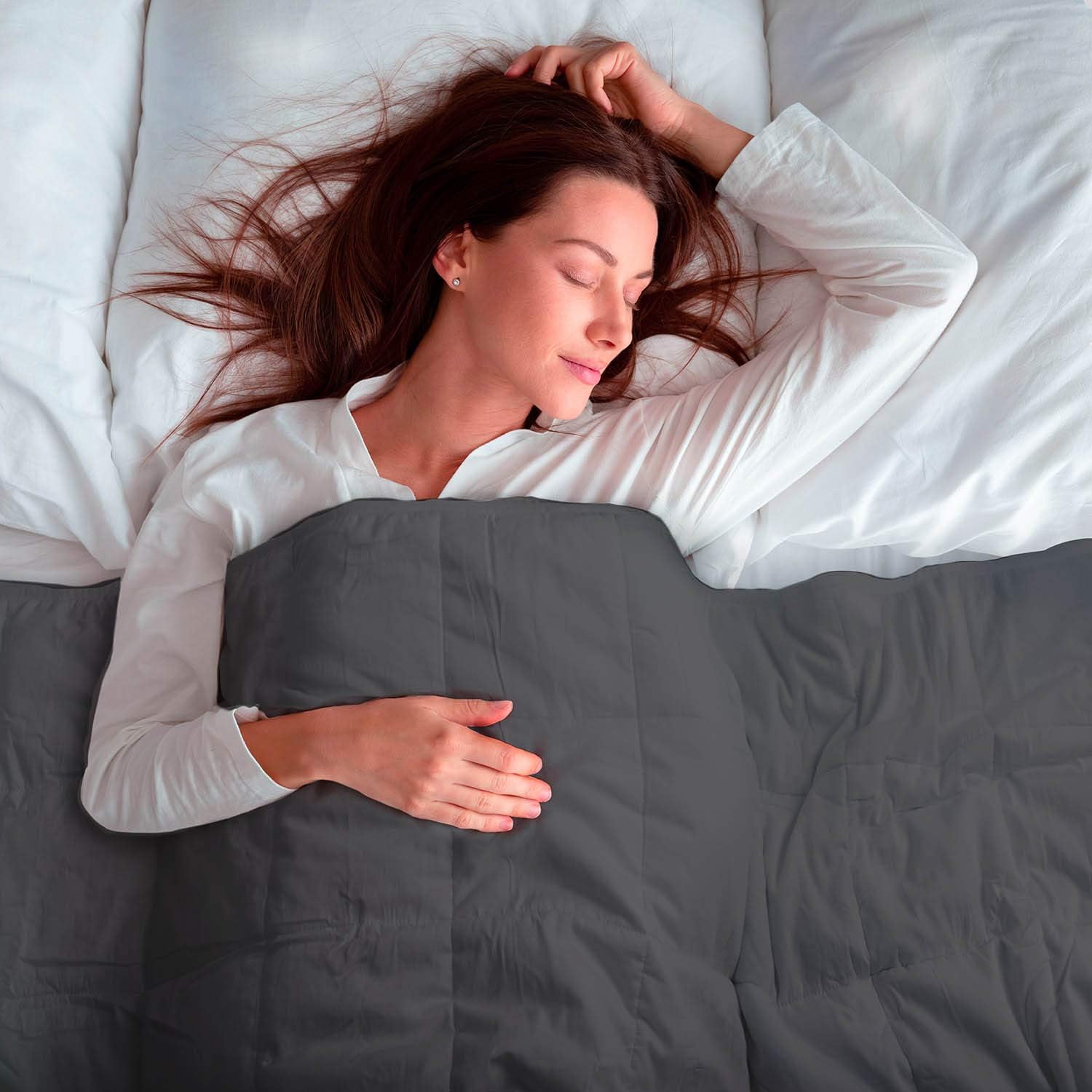 Schwerkraftdecke 8kg 200x155cm - Premium Therapiedecke für Entspannung