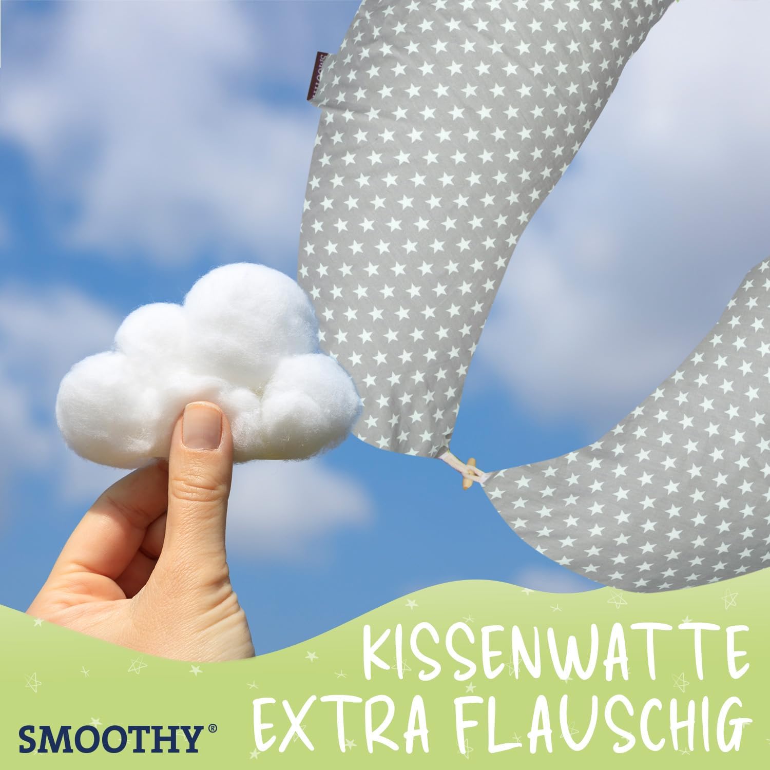 XXL Stillkissen & Schwangerschaftskissen für Seitenschläfer