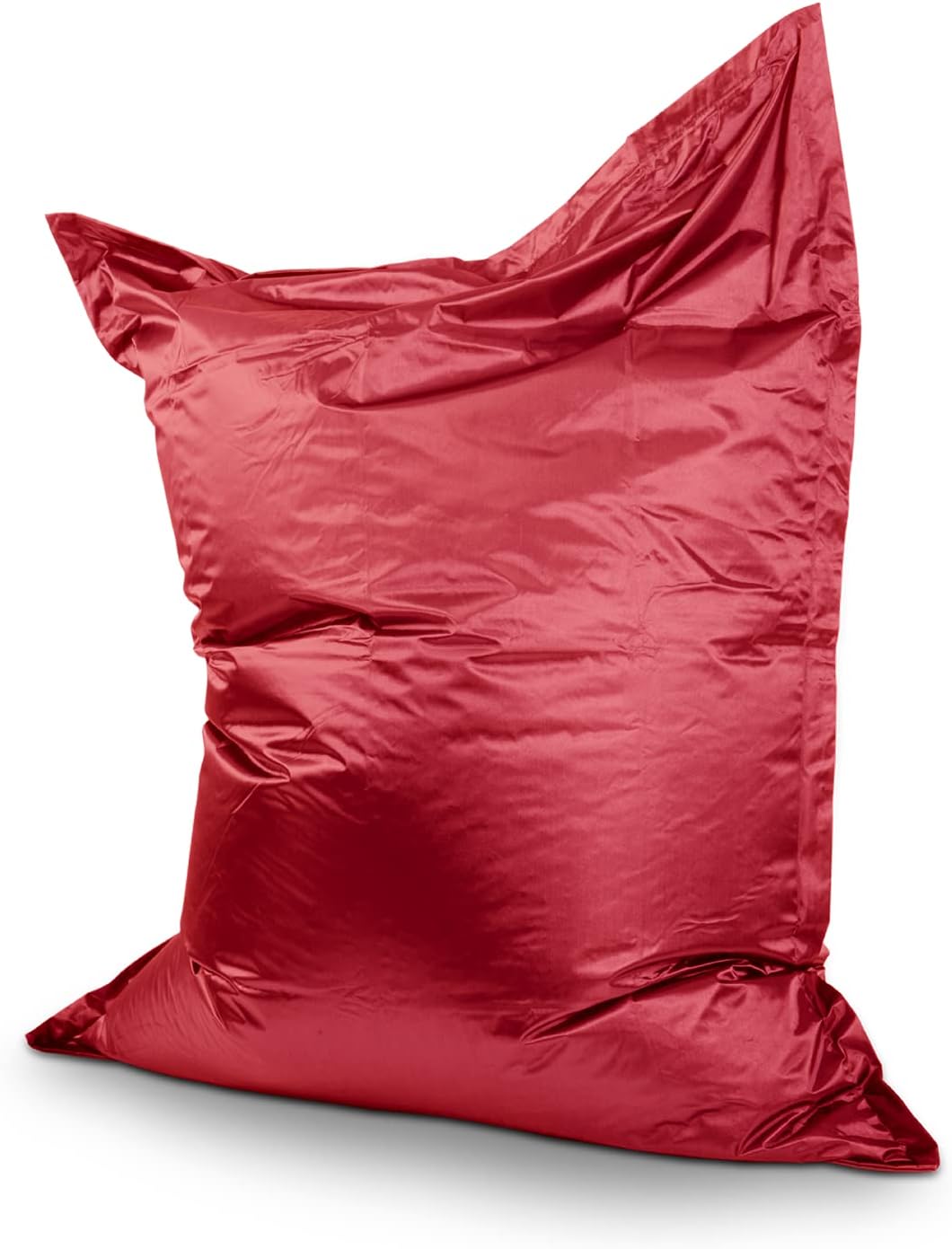 SMOOTHY Sitzsack XXL 400L - Metallic Rubin - Bequemes Lounge-Kissen
