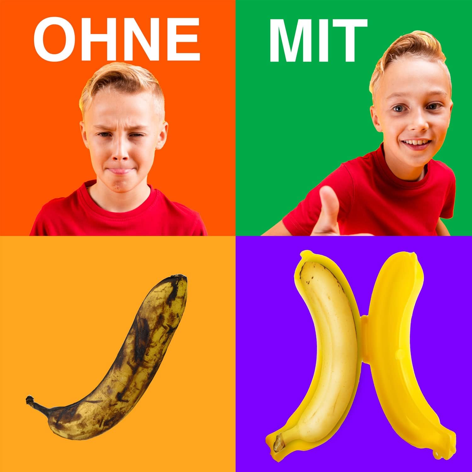 Bananenbox für unterwegs – Bruchfeste Bananendose & Bananenschutz
