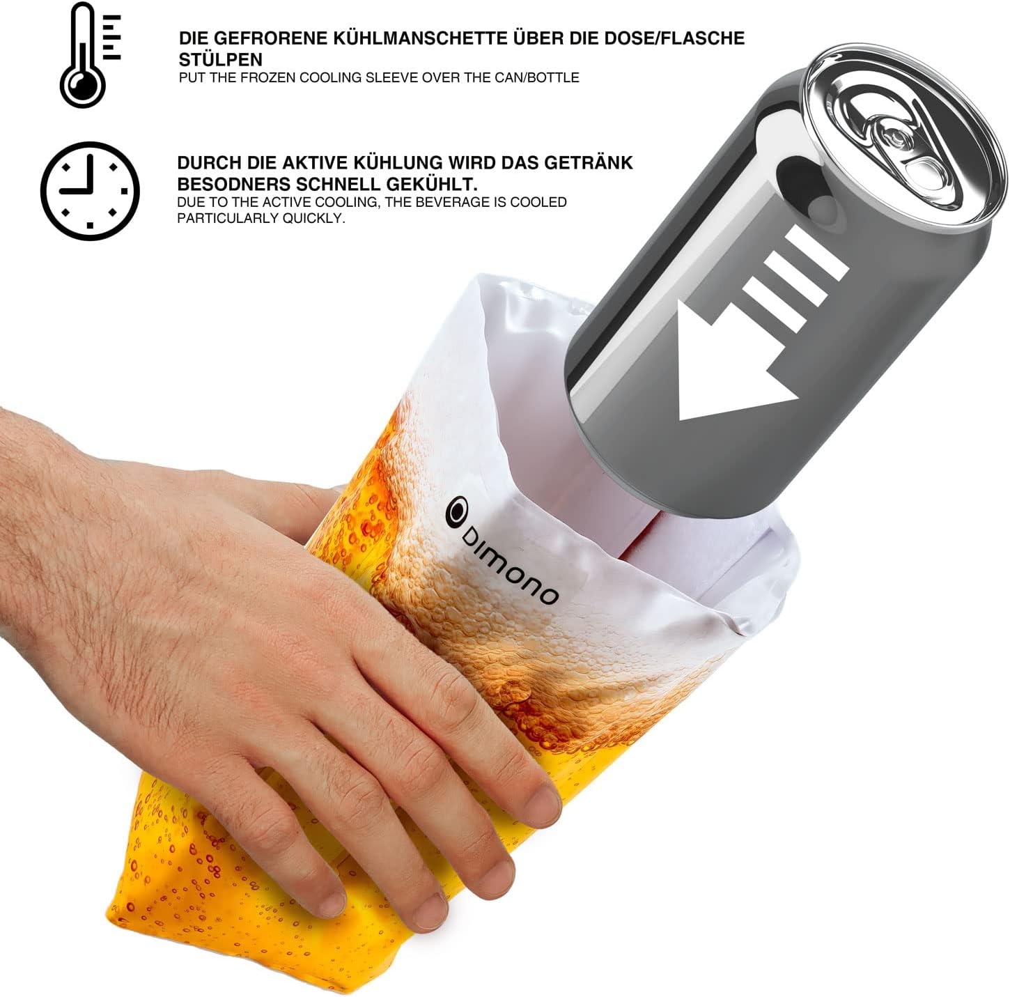 Flaschen Kühlmanschette - Flaschenkühler für Unterwegs