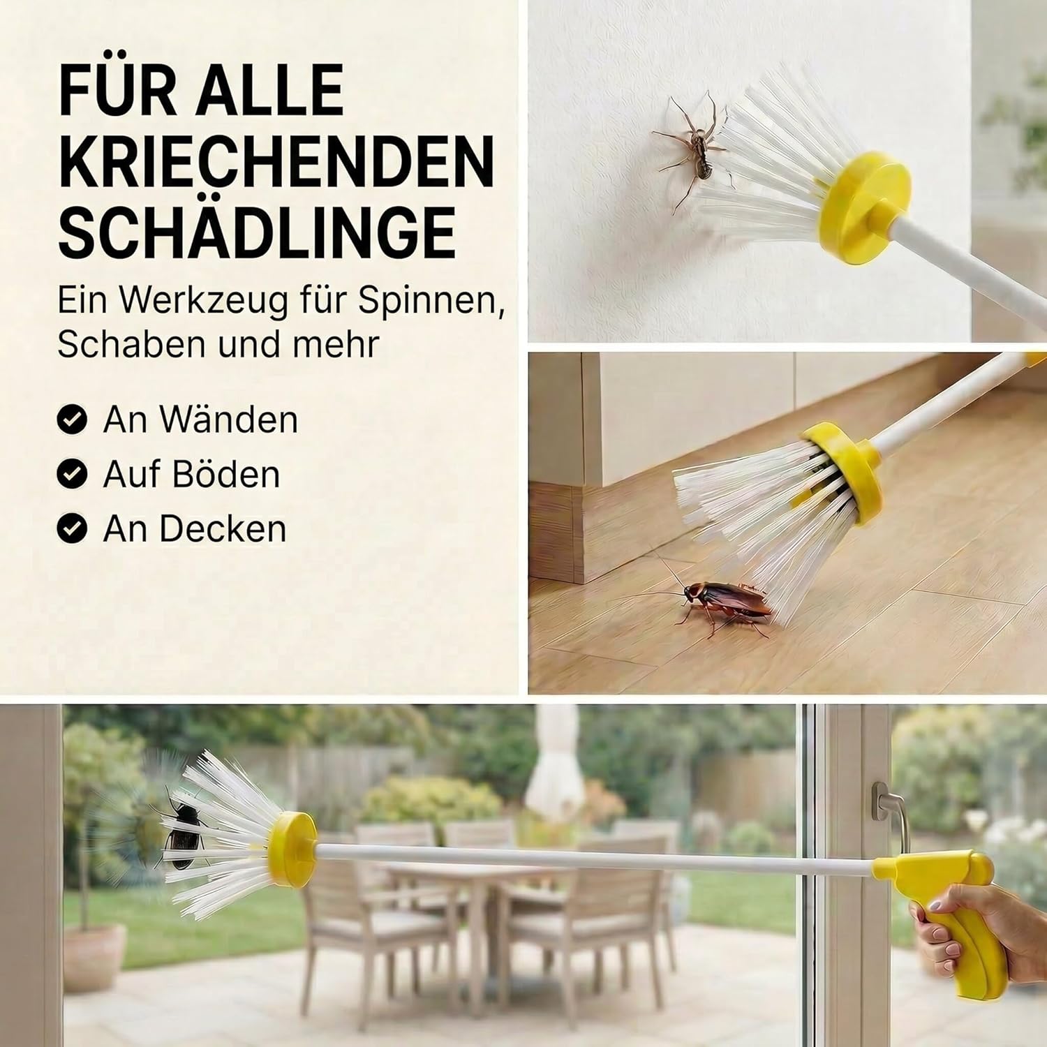Spinnenfänger 60cm – Tierfreundlicher Insektenfänger für Zuhause