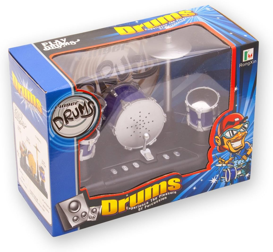 Mini Schlagzeug - Elektronische Finger-Drums für den Schreibtisch