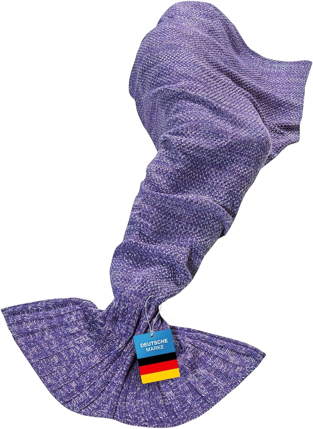 Feluna Meerjungfrau Kuscheldecke – 180x85 cm – Weiche Strickdecke