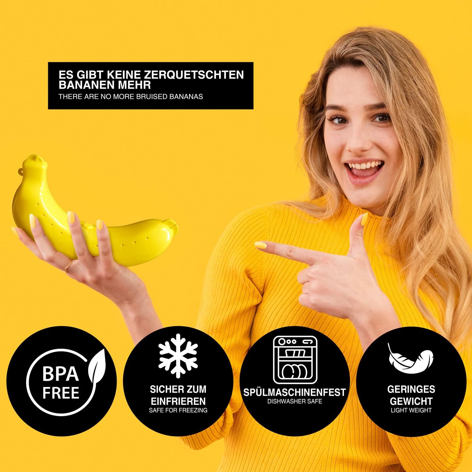Bananenbox für unterwegs – Bruchfeste Bananendose & Bananenschutz