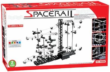 SpaceRail Kugelbahn Level 2 - 10 Meter Murmelbahn mit Aufzug