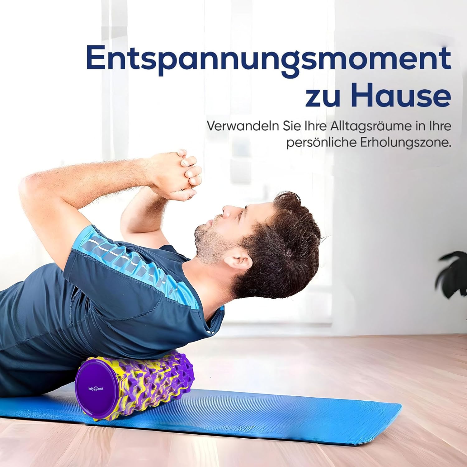 Body & Mind Faszienrolle – Massage-Rolle für Faszientraining