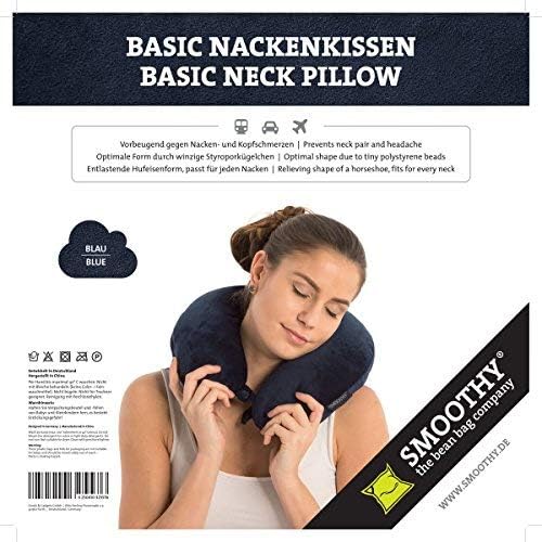 Smoothy Nackenkissen mit EPS-Perlen - Ergonomisches Reisekissen