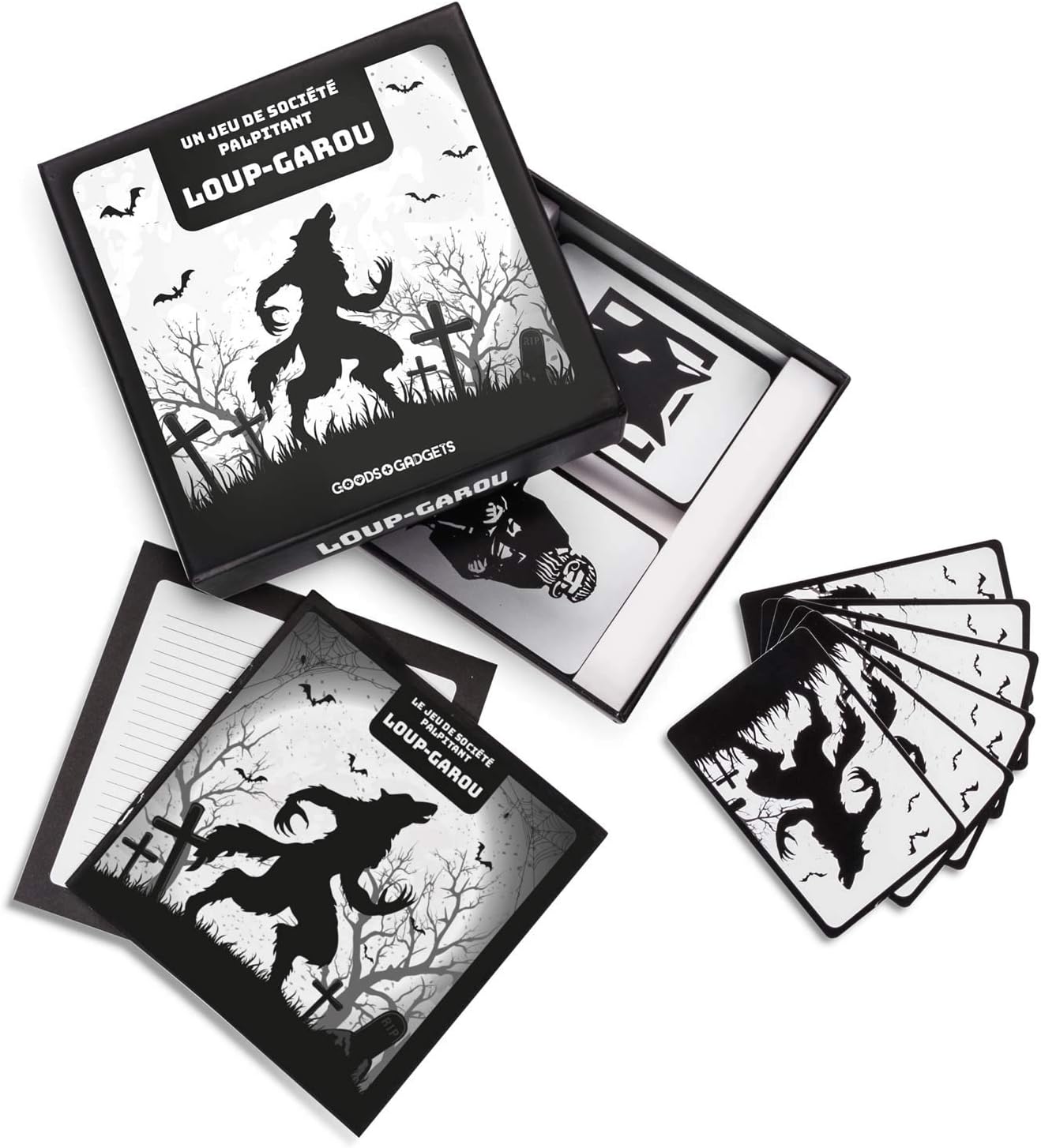 Werwolf Deluxe Edition - Gesellschaftsspiel für große Gruppen