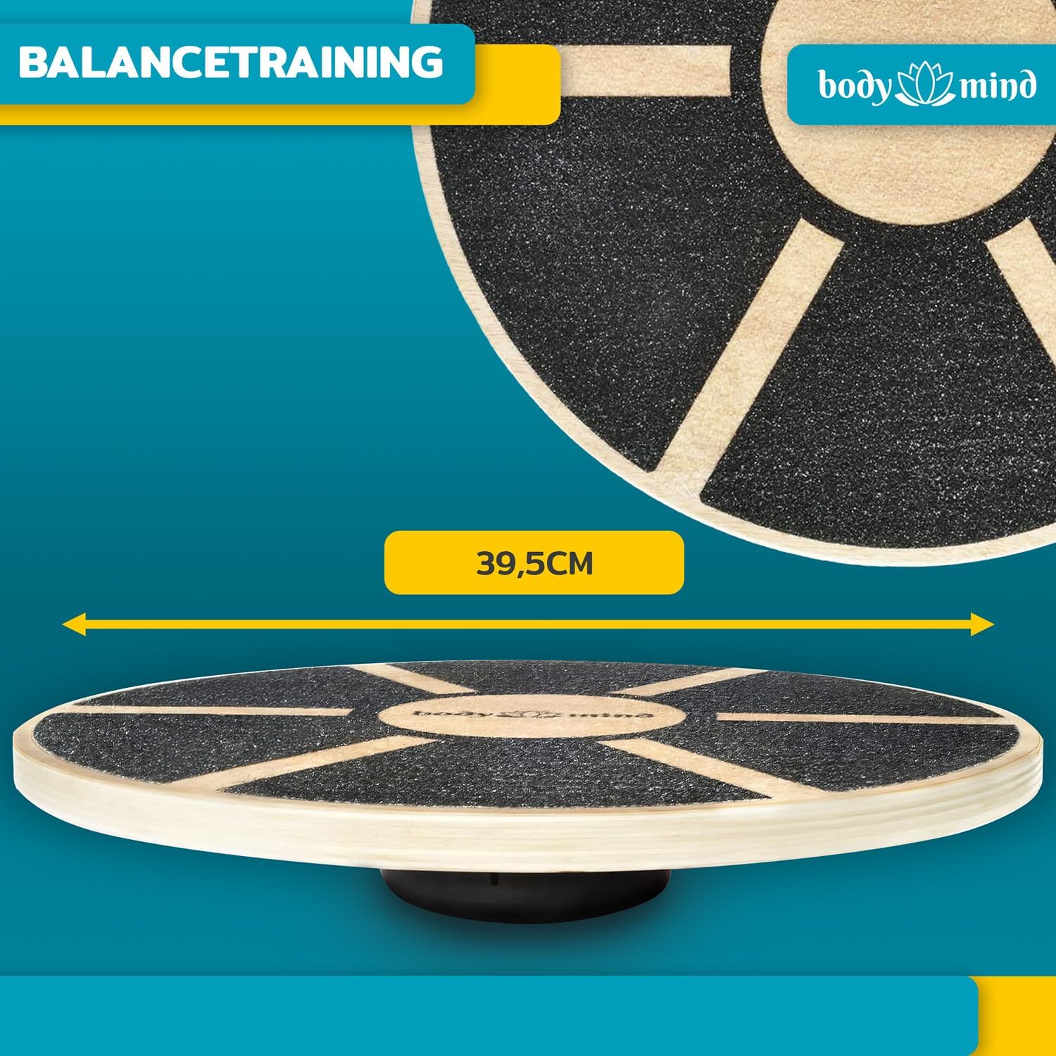 Balance-Board Deluxe – Stabiles Wackelbrett für Core & Fitness