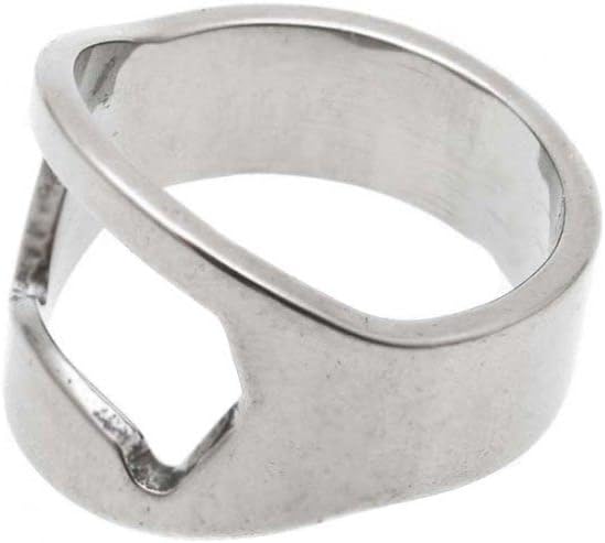 Flaschenöffner-Ring aus Edelstahl - Robuster Bieröffner für Finger