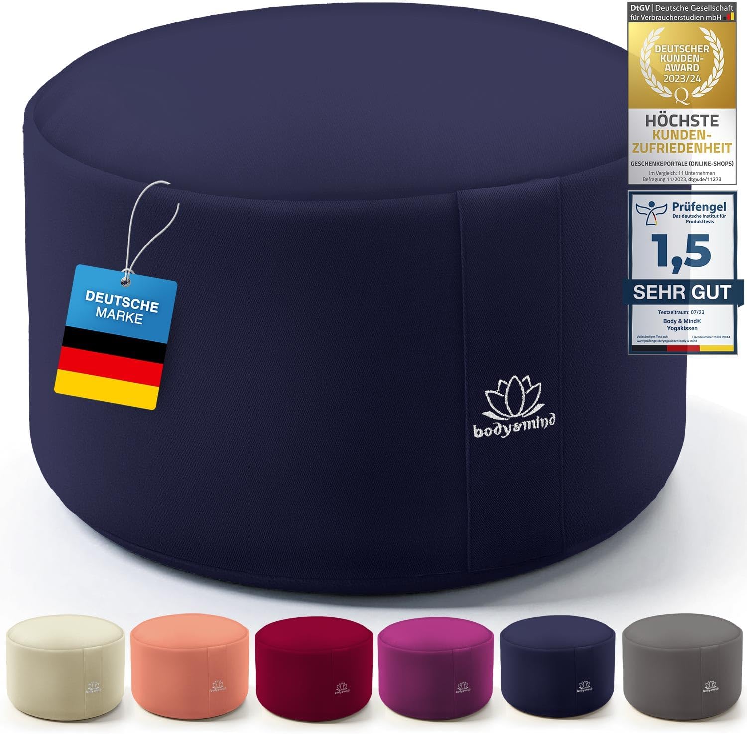 Yoga Meditationskissen - Ergonomisches Bodenkissen zur Entspannung