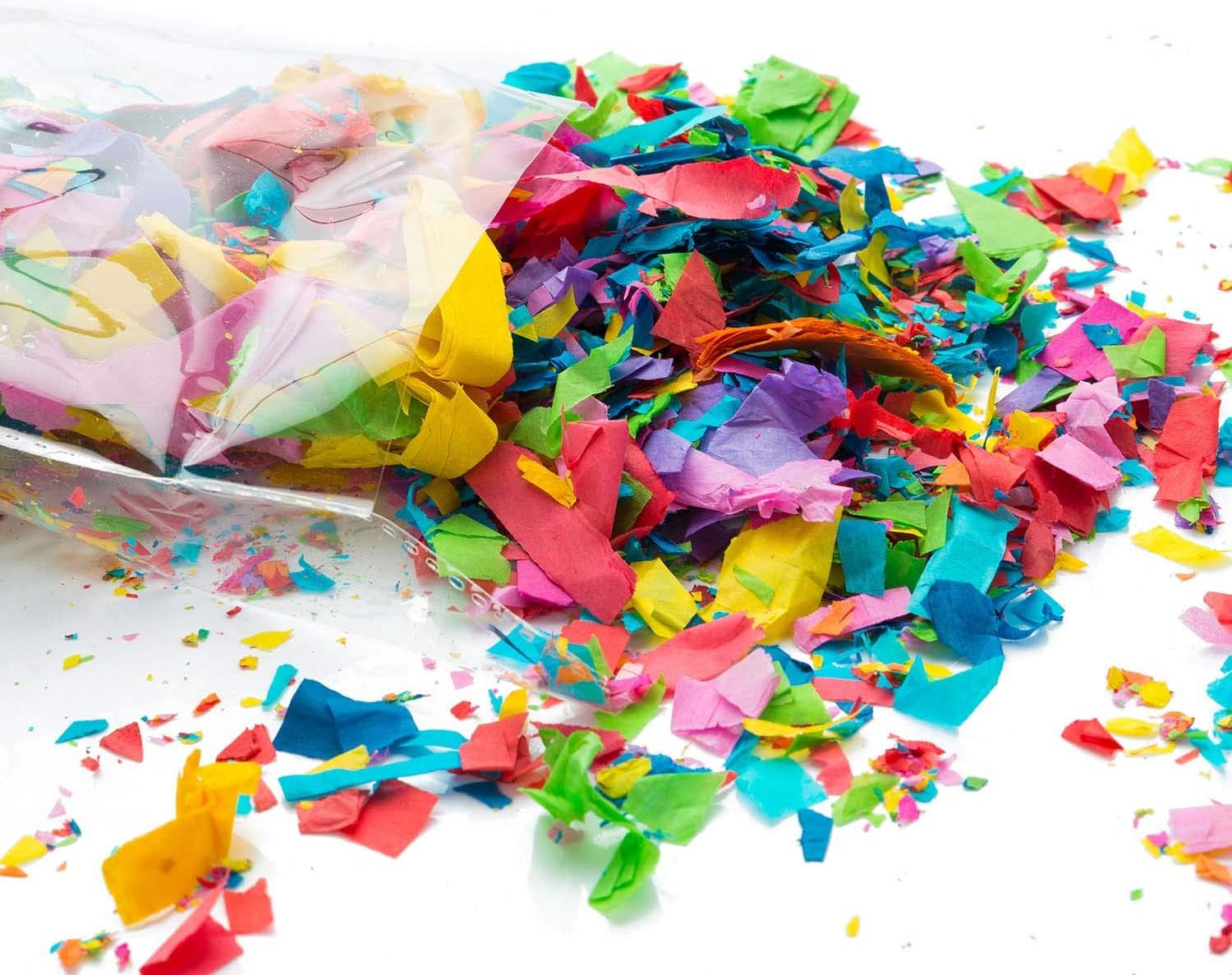 Öko Konfetti-Regen 50g aus Recycling-Papier für Partys & Events