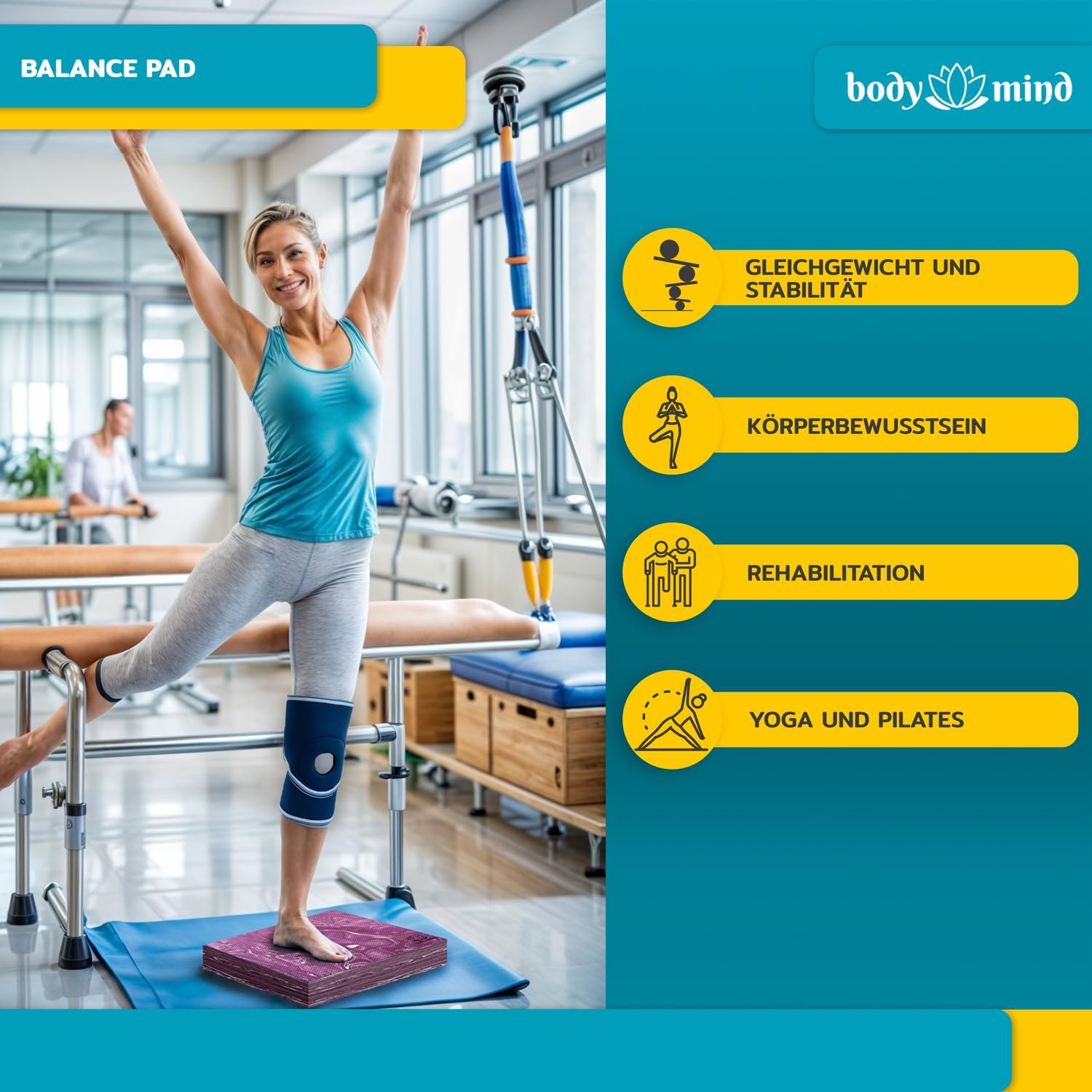 Balance-Pad – Rutschfestes Balancekissen für Stabilität & Training