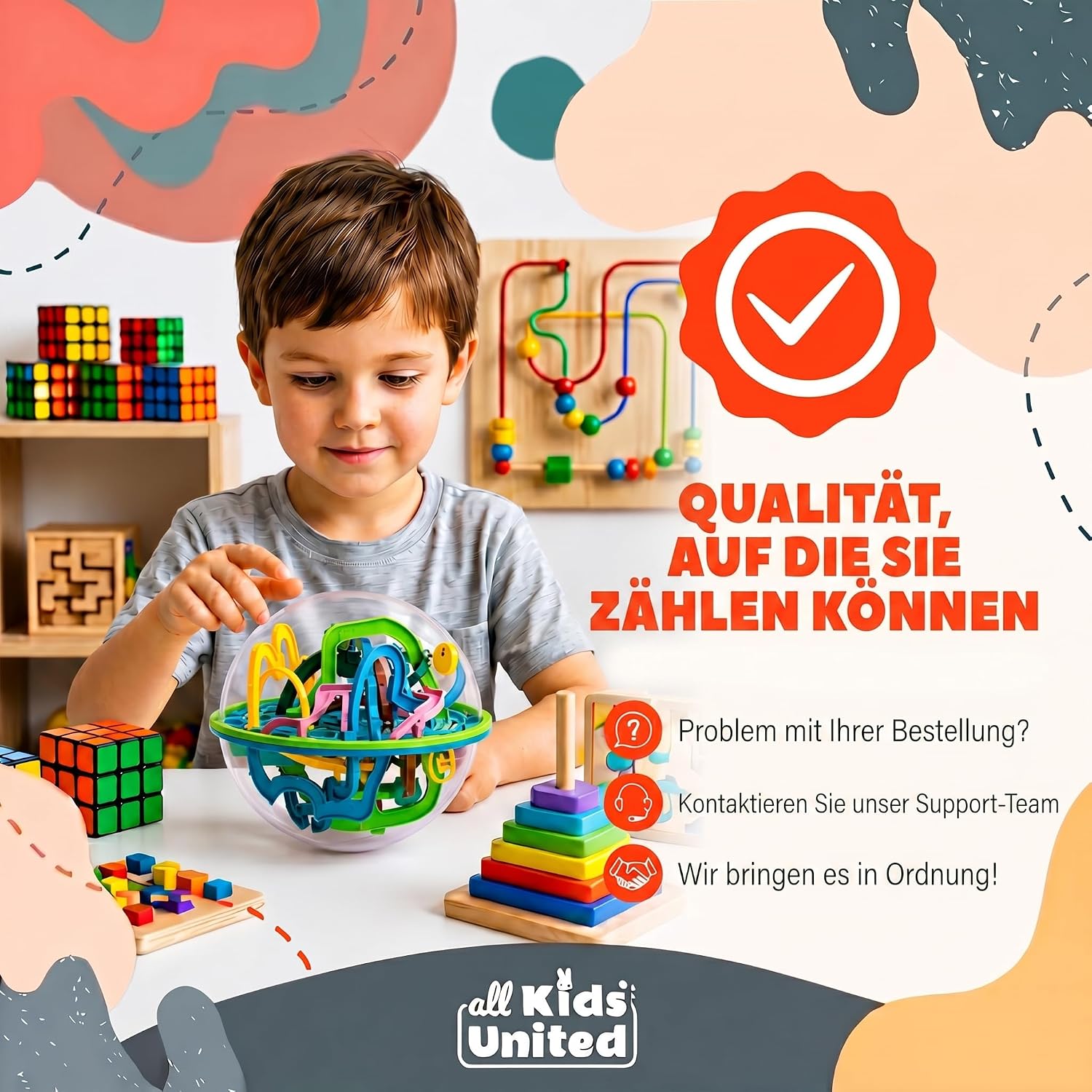 3D Kugel Labyrinth Puzzle – Magic Maze Geschicklichkeitsspiel