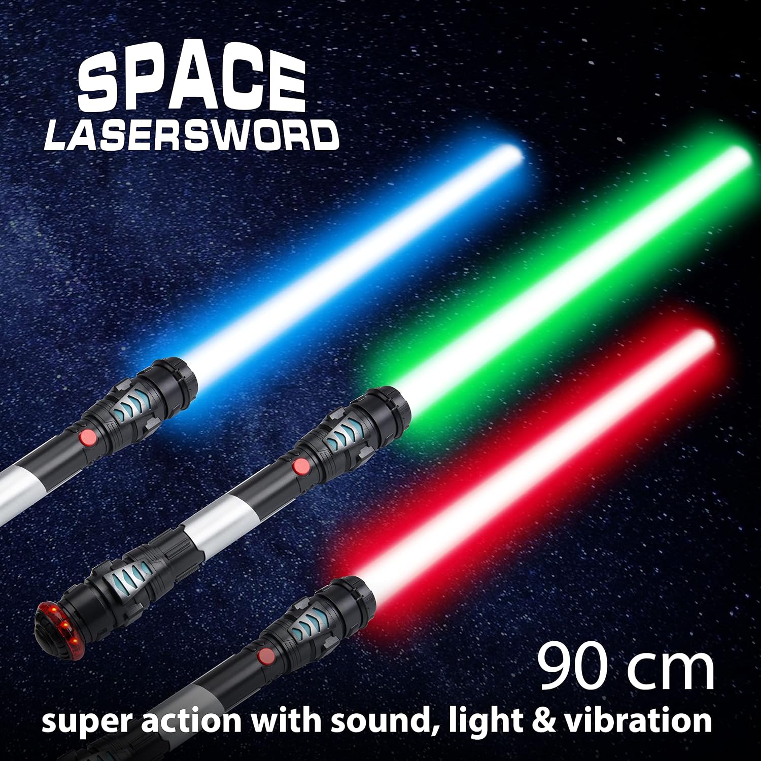 Laserschwert 108 cm – Lichtschwert mit Sound & Vibrations-Effekt